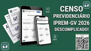 Como Realizar o Censo Previdenciário IPREM-GV 2026?